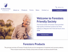 Tablet Screenshot of forestersfs.com.au